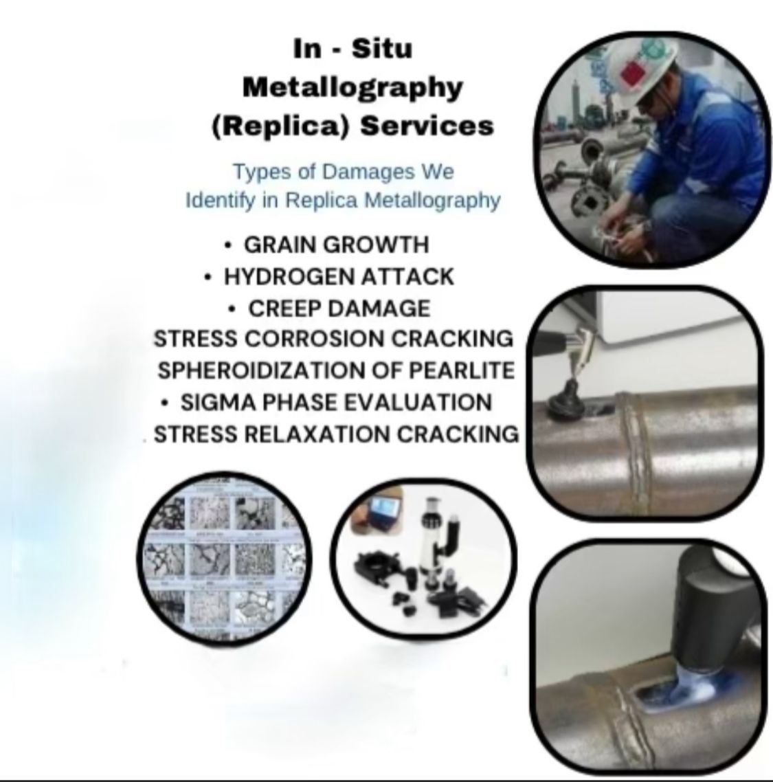 Replica Metallography – Dynamik Engineering Services